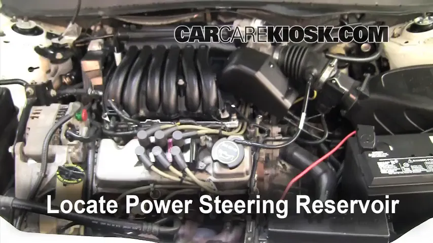 2002 Ford Taurus SE 2-Valve 3.0L V6 Power Steering Fluid Add Fluid